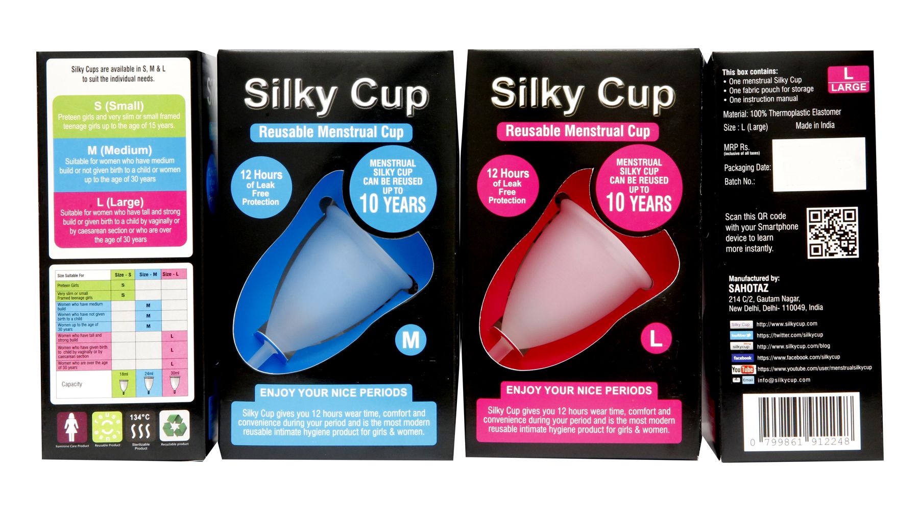 Silky Cup Menstrual Cup Period Cup Sanitary Cup Tampon Cup Masik Cup Masik Dharm Cup